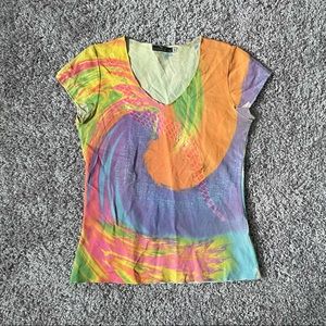 Vintage Rainbow Unique Top
